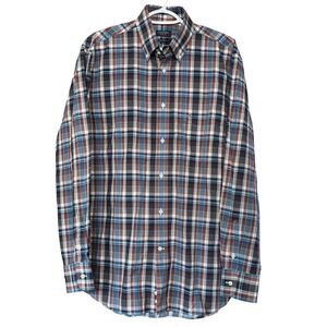 Paul & Shark Yachting Soft Touch Men's 41 Long Sleeve Plaid Button Down Shirt
